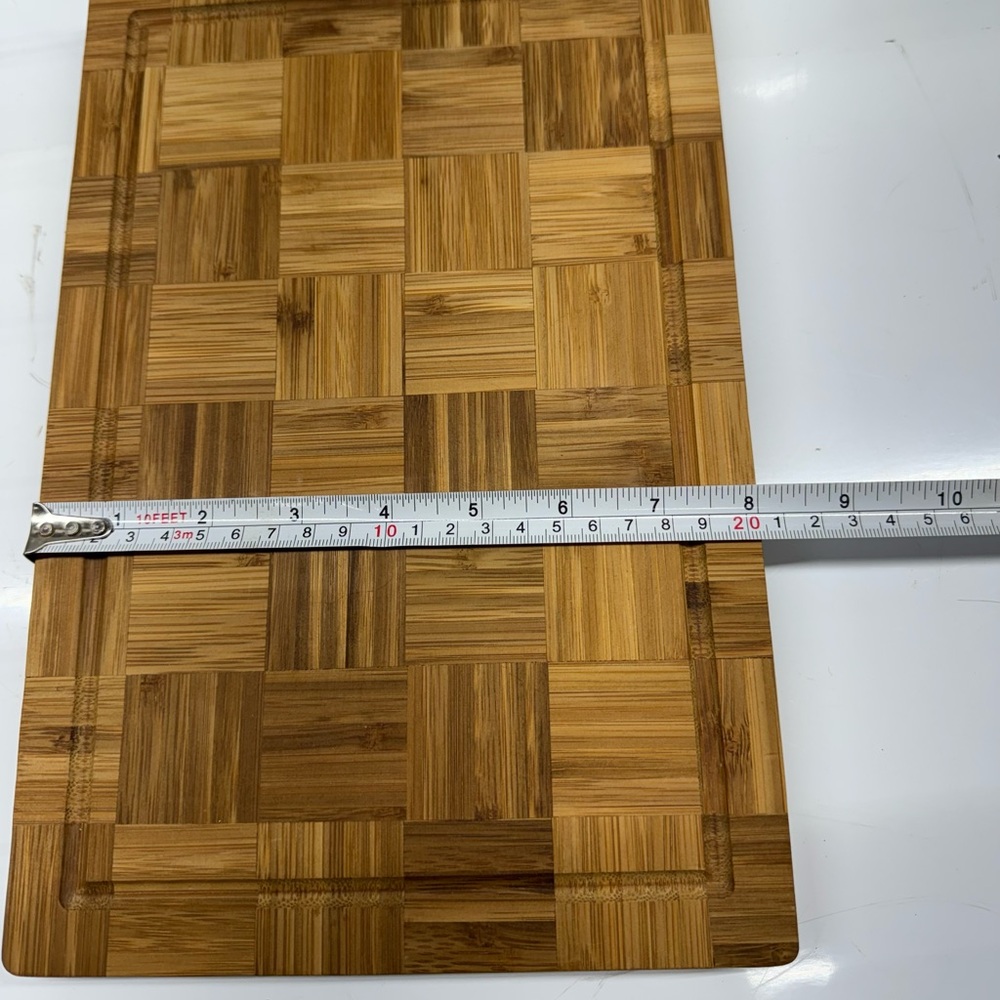 New Fibogolla Bamboo Cutting Boards Set of 2 - Picture 4 of 9